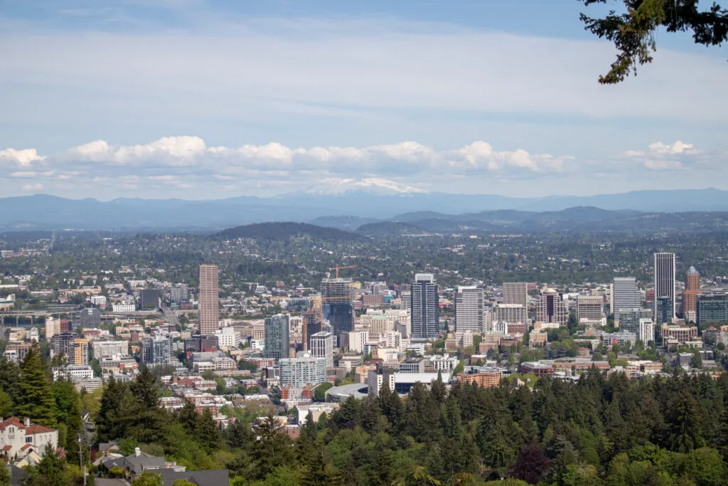 View from Pittock Mansion